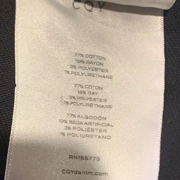 CQY Black cargo pants size 30 - Picture 6 of 8